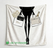 Dior Throw Blankets